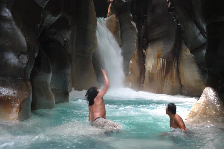 Cathedral Waterfall Hot Springs Adventure Rincon de la Vieja from Playa del Coco