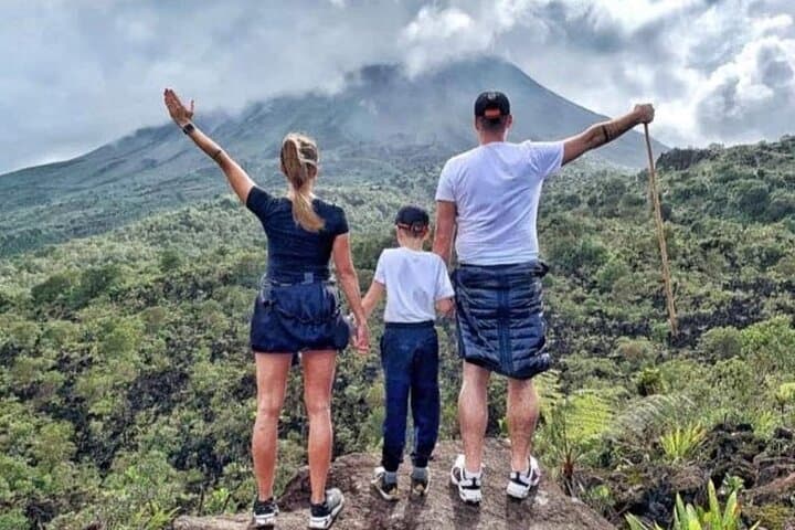 4-in-1 Arenal Hanging Bridges, La Fortuna Waterfall, Volcano Hike & Hot Springs