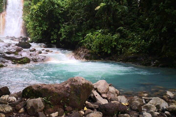 Celeste River Waterfall, Volcano Rainforest Hike & Exuberant Tour in La Fortuna