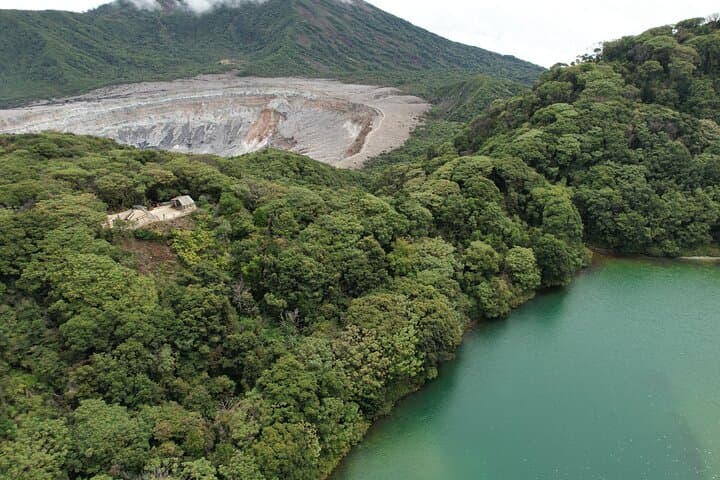 Poás is one of the most active and largest volcanoes in the world.