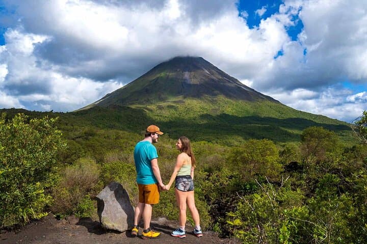 Private Arenal Highlights Hanging Bridges Waterfall and Volcano