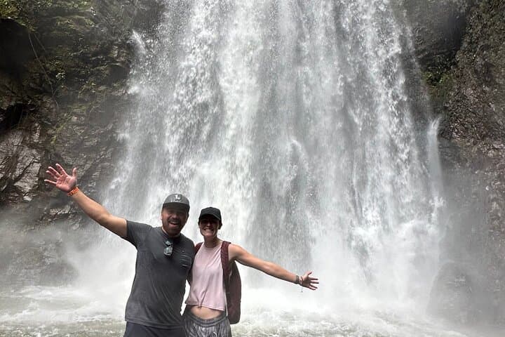 Enjoying getting wet!
