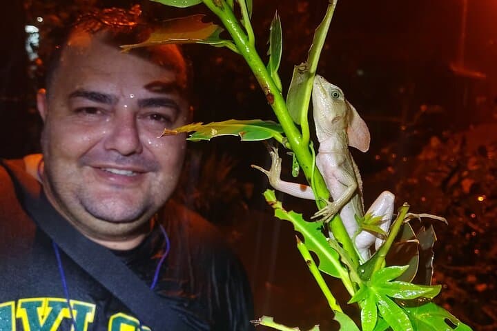 Night tour at the North part of Tortuguero.