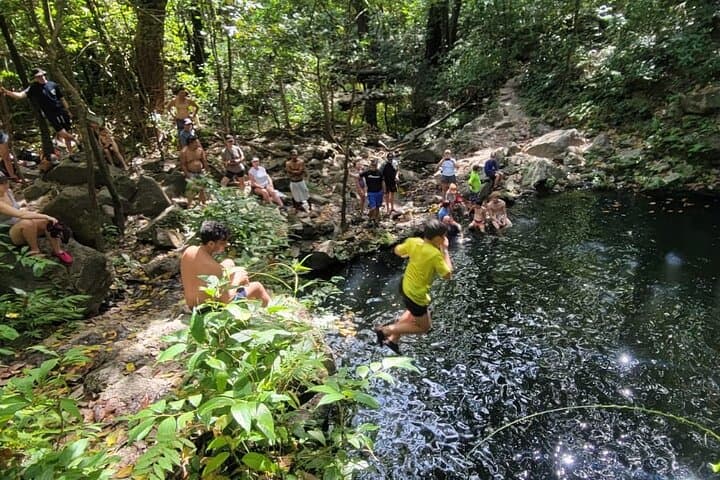 Natural swimming pool- cliff jumps