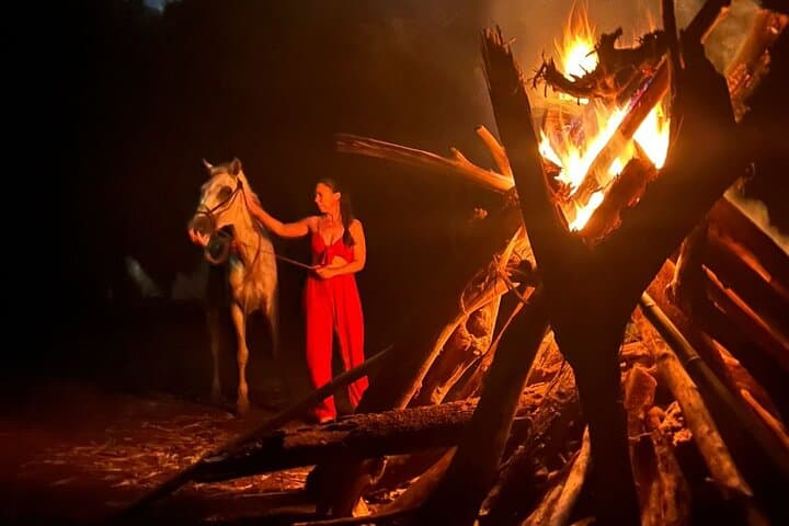 Jaco Night Jungle with Waterfall Walk, Bonfire and Dinner