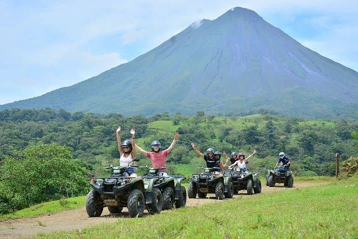 Rainforest Falls and ATV Adventure in La Fortuna with Lunch