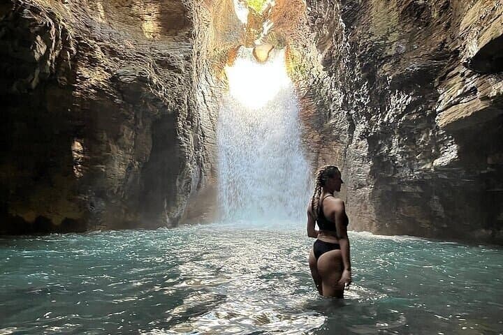 La Leone Waterfall Private Tour With Tubing Canopy And Lunch