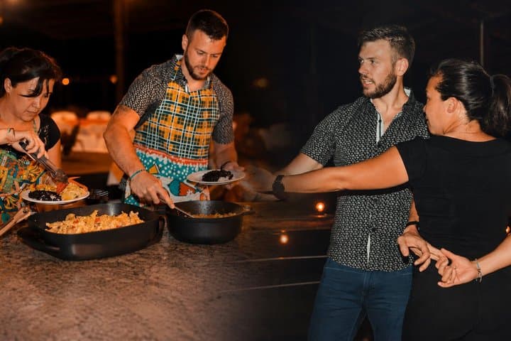Cooking and Salsa Dance Lesson Combo