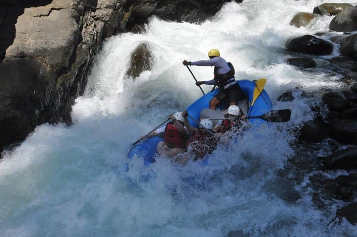 El Chorro section at the Naranjo RIver.