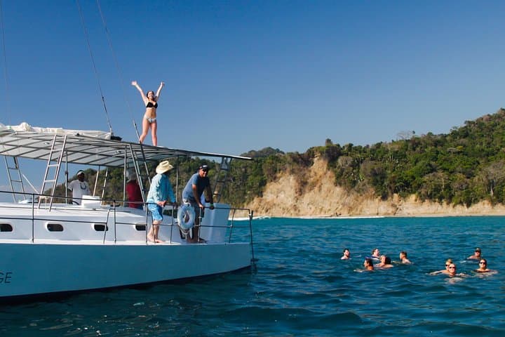 Jumping off the Catamaran