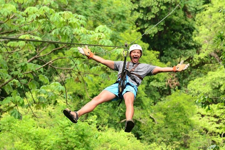 Zipline and Horseback Riding with visit to Waterfall in Jacó