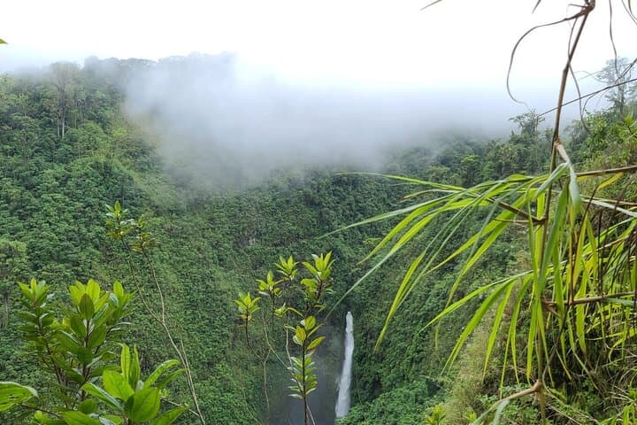 View of the main waterfall