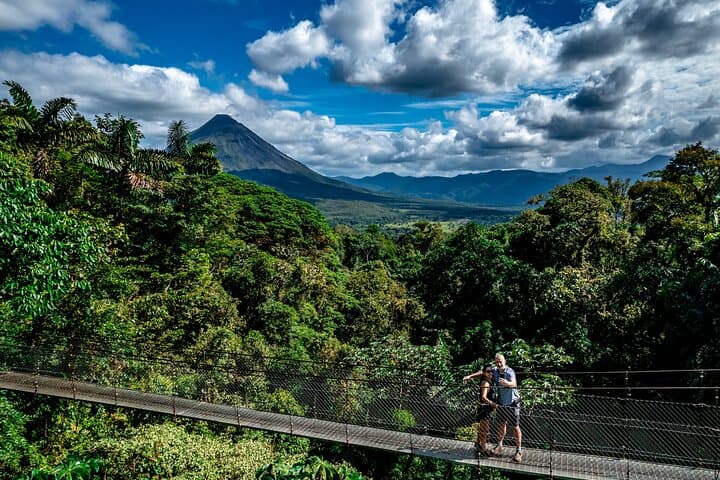 Hanging Bridges with Arenal Volcano View