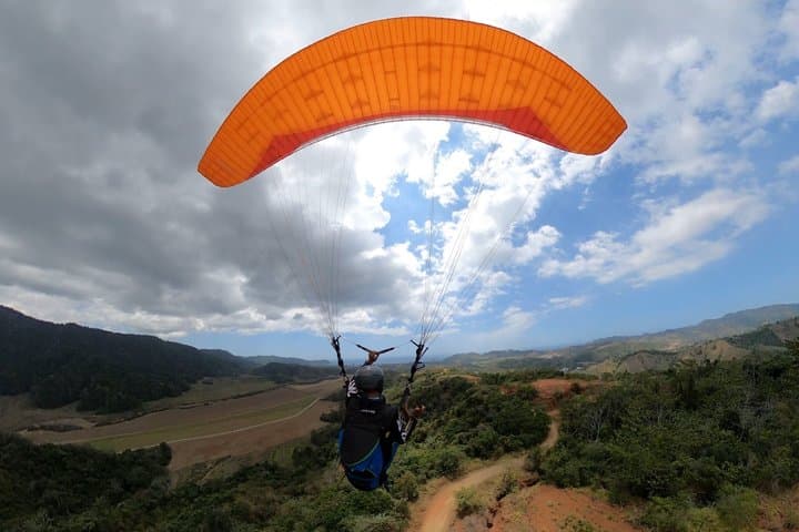 Paragliding in Jaco, Costa Rica. free transportation